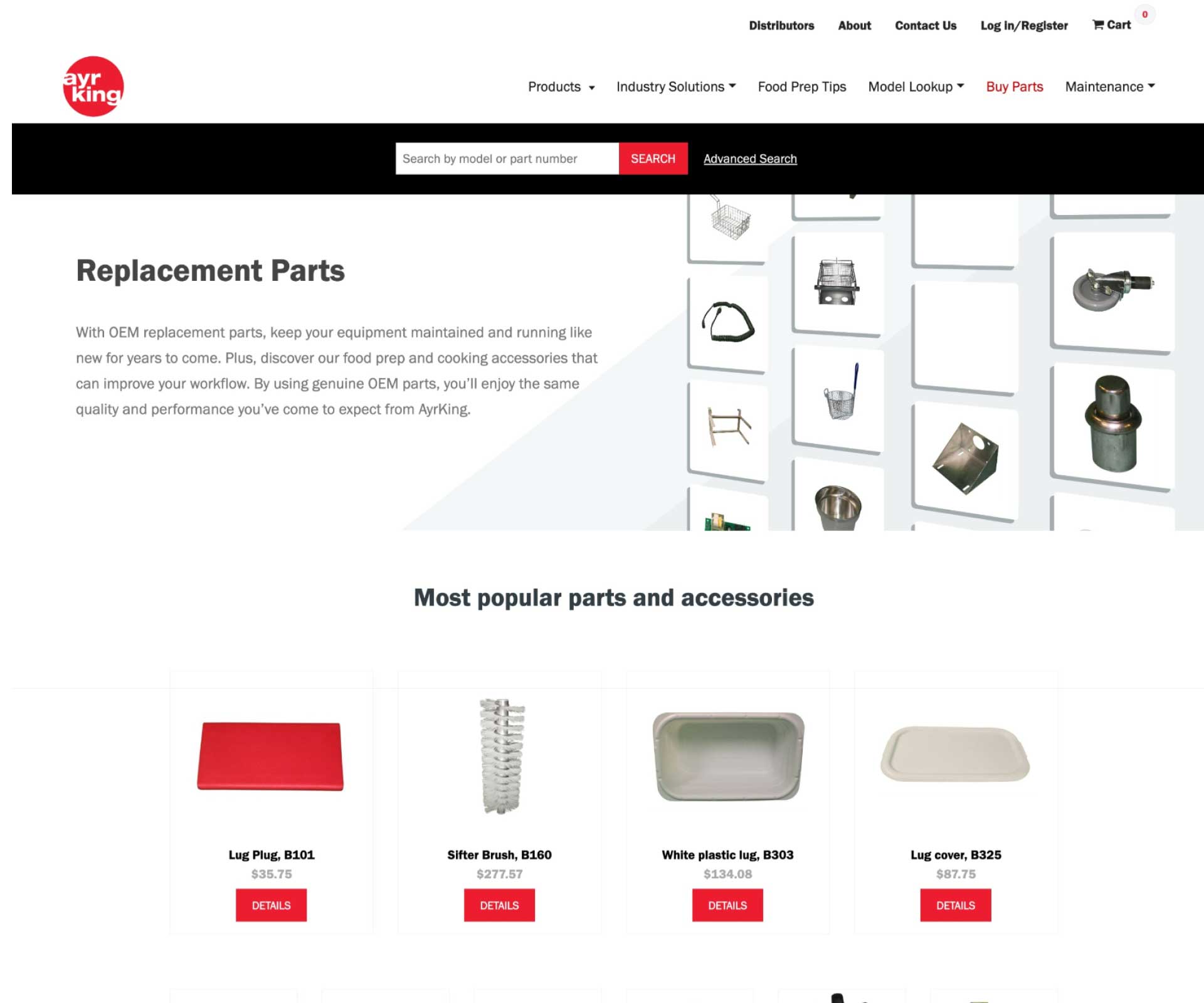 AyrKing Parts Portal